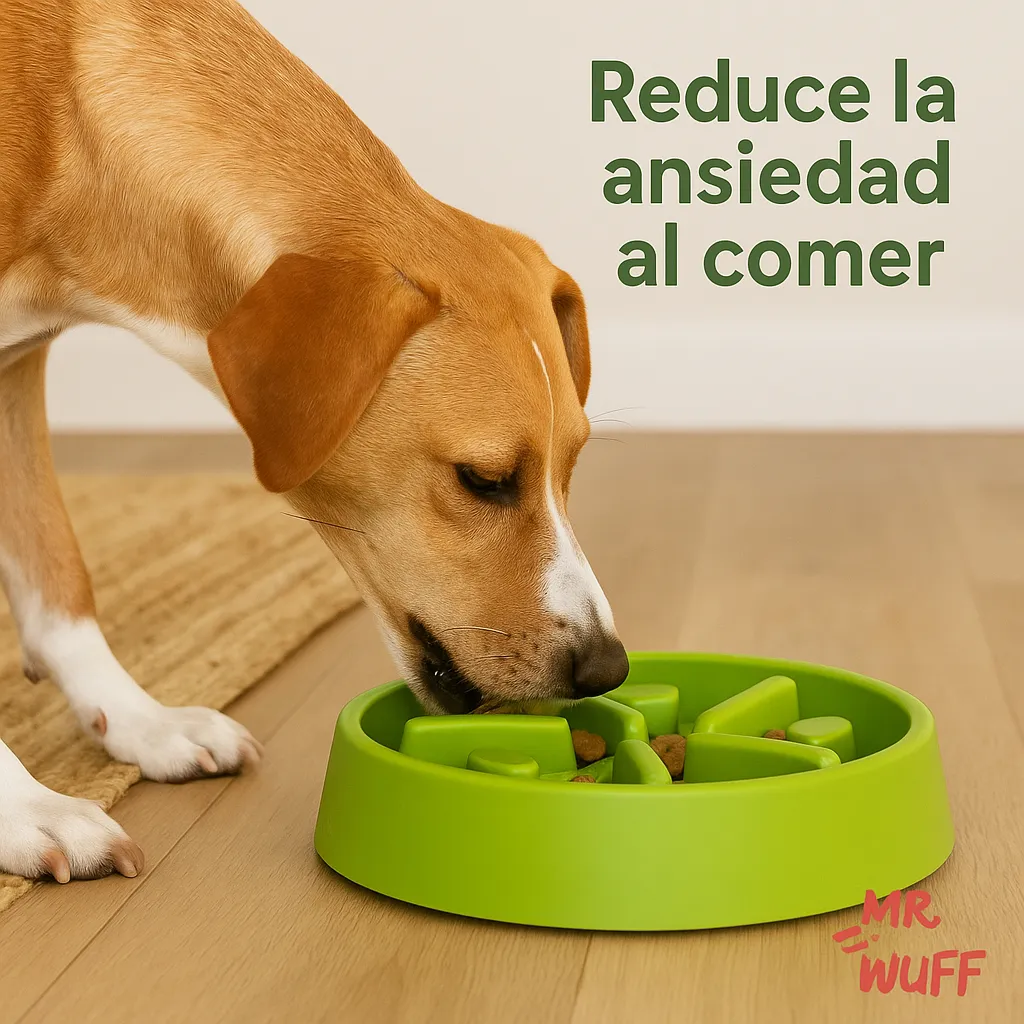 Comedero lento antiderrames